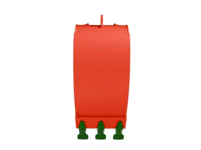 ESCO  Cast Lip Construction Bucket for Hydraulic Excavators Low-poly 3D model