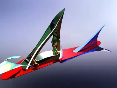 abstract ship Free 3D model