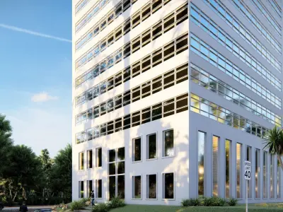 Highrise Building 10 Low-poly 3D model