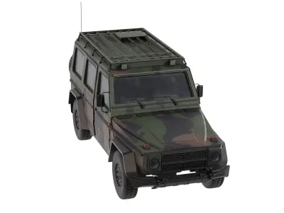 Wolf SSA Armored Vehicle Low-poly 3D model