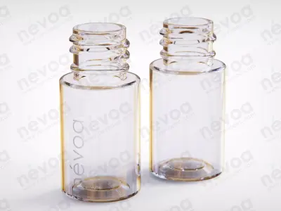 Cosmetic bottle-jar - Bodo series - SP 410-18 - SP 415-18 - 10ml 3D Model Pack