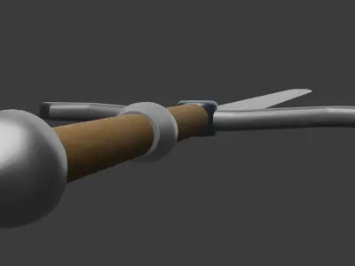 Long Sword Free low-poly 3D model