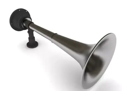 Vehicle Air Horn Low-poly 3D model