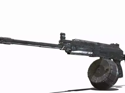 RPK 16 Low-poly 3D model