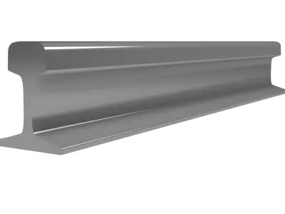 MAV 48 kg railway rail 3D model