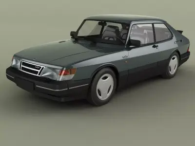 SAAB 900 Turbo 3D model