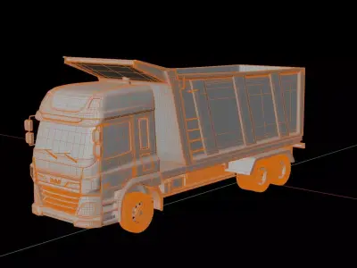 DAF CF Tipper Truck 3D model