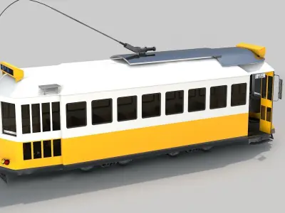 Trains Bondinho De Lisboa 3D model