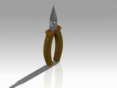 Pliers pair of Free 3D model