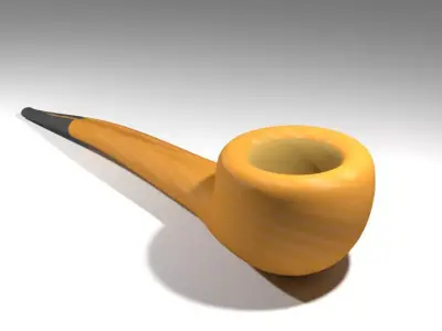 Smoking Pipe - Prince 3D model