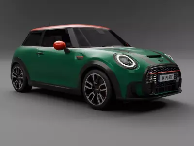 Mini Cooper Jcw Free 3D model