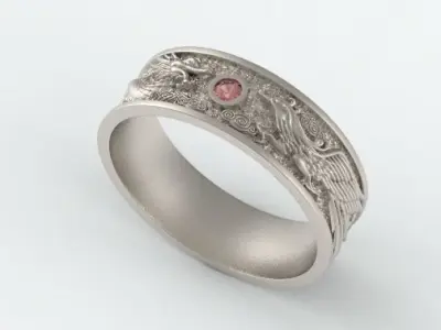 Dragon phoenix small band 3D print model