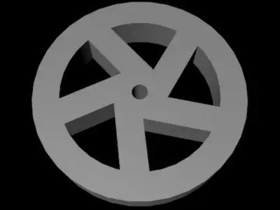 Alloy Wheel Free 3D model by blooperbotsae