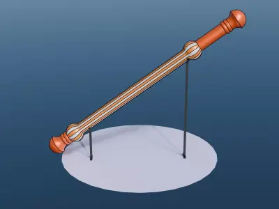 One Piece Sorcery Clima Tact Low-poly 3D model
