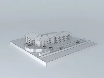 SketchyPhysics Car  Free 3D model