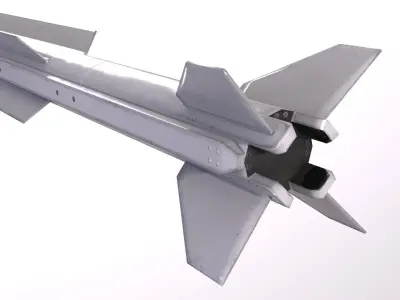 AAM-5 air-to-air missile Low-poly 3D model