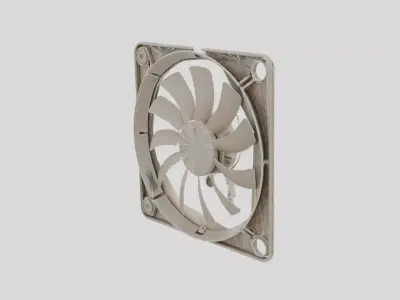 Industrial Factory Cooling Fan Housing for 3D print 3D model
