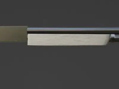 3D SHOTGUN MODEL Low-poly 3D model