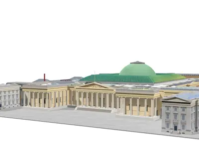 The British Museum London Building 3D model