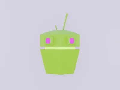 Robot Game Low Poly Low-poly 3D model