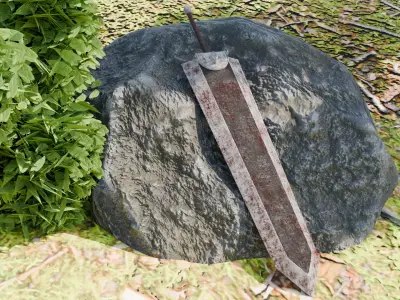 Guts Dragon Slayer Sword 3D Model 3D model