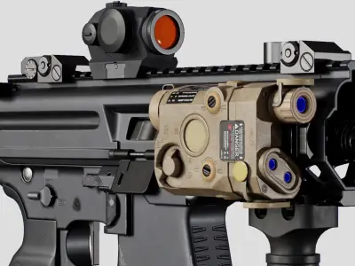 Sig MPX Low-poly 3D model purchase
