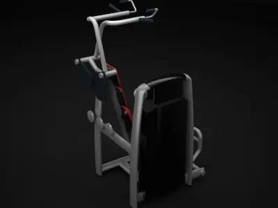Vertical Traction Machine 3D model