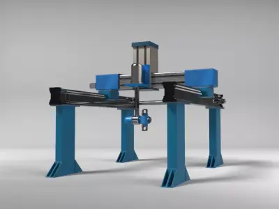 Gantry Robot 3D model buy