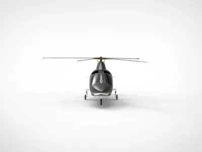 helicopter AW109 3D model purchase