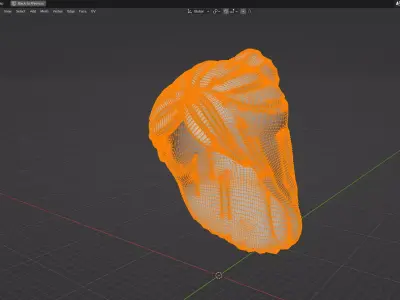 Custom 3D print Minifigure Accessory - Minifigure Hair S2 - 091 3D print model