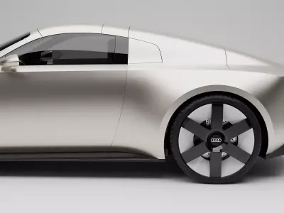 Audi Concept C Low-poly 3D model