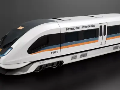 Transrapid TR08 Maglev Train 3D print model