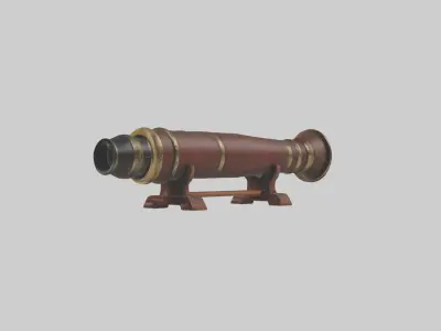 Medievalspyglassmod 1 Low-poly 3D model