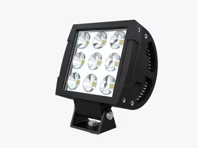 Small LED Light Bar V2 3D model