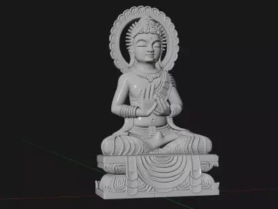 Gautam Buddha Art 3D print model purchase