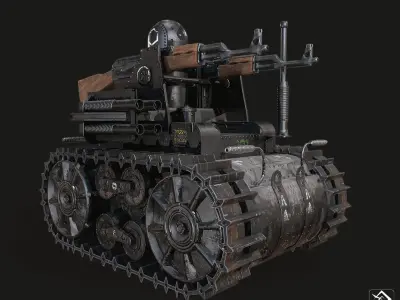 War robot  3D model purchase