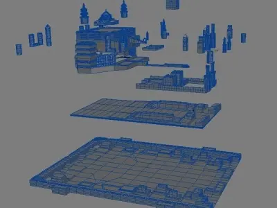 fictive Castle 3D model