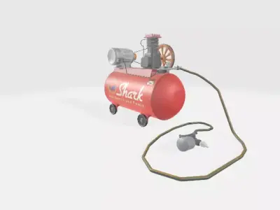 Air Compressor 3D model buy