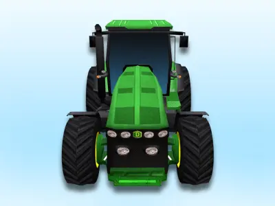 Tractor Free 3D model purchase