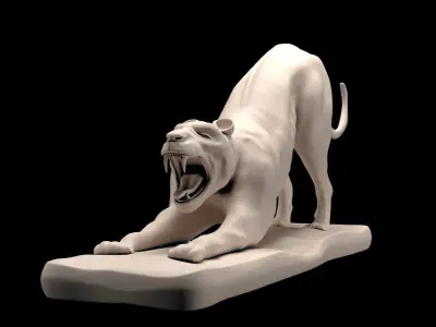 Tiger pose model 3D model
