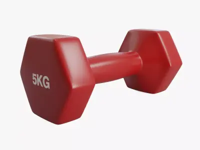 Dumbbell 5kg 3D model