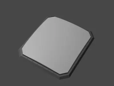 OPS-50 Radar 3D model Free 3D model