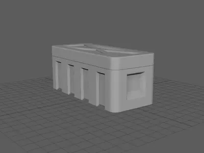 Boxing storage box Free 3D model