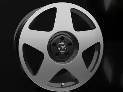 Disk Wheel Rims Free 3D model