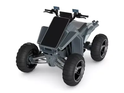 Quad bike 3D model 3