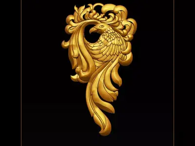 Eagle Pendant Jewelry 3D print model