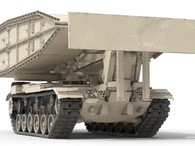 Armored Bridge M60 AVLB Low-poly 3D model