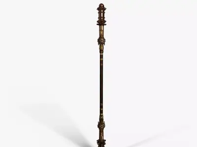 Combat Staff 01 V2 Low-poly 3D model