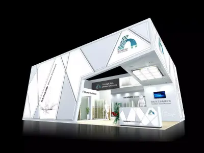 Exhibition - Size - 14X15-3DMAX2009-0034 3D model