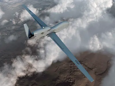 RQ-4 Global Hawk UAV 3D model